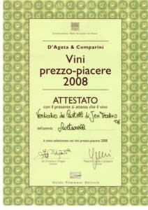2008 Guida ai Vini Prezzo Piacere d'Italia - Tralivio 2006